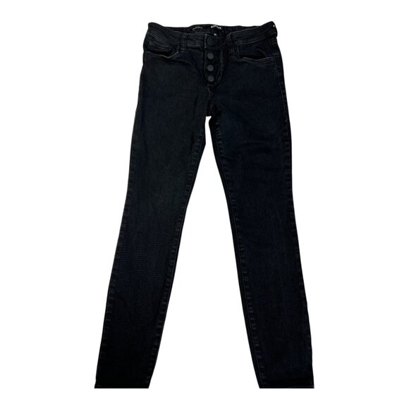 STS Blue Women’s Alice Ankle Skinny Black Jeans Size 27 Cotton Button Fly - Picture 1 of 11